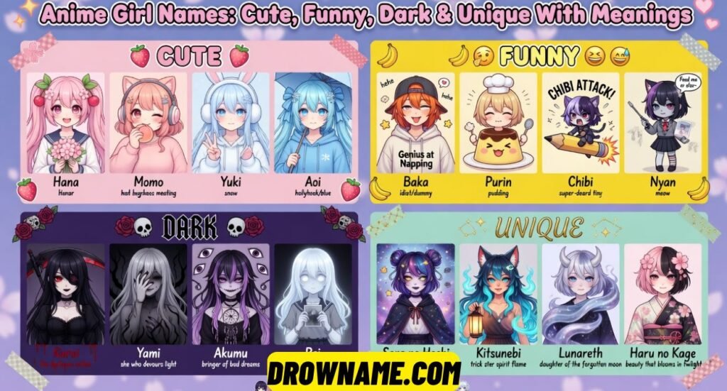 Anime Girl Names