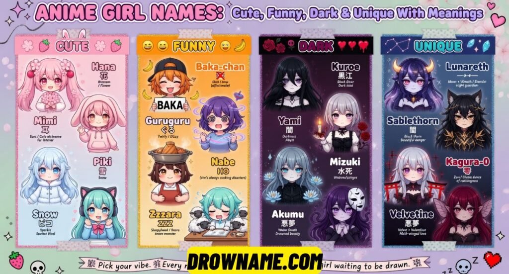 Anime Girl Names