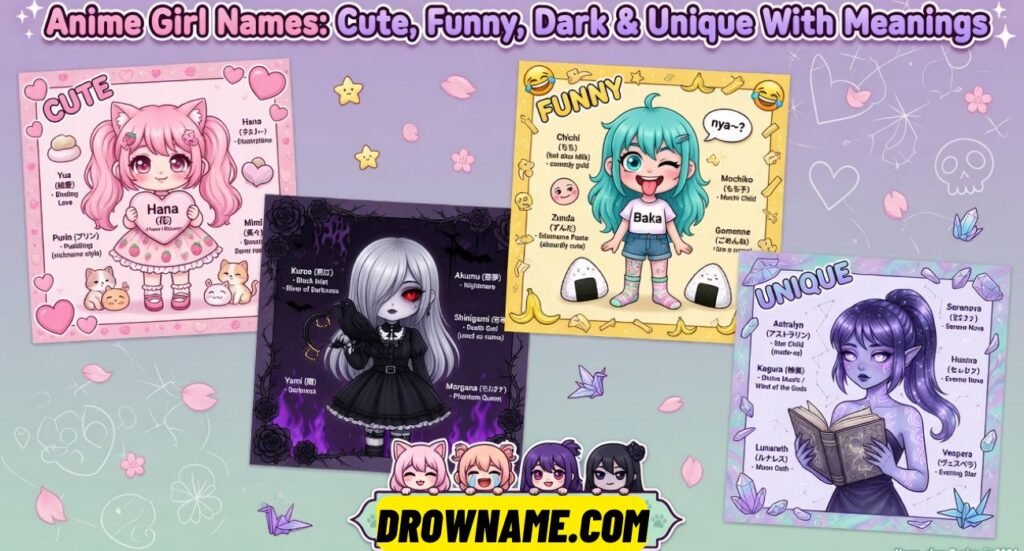 Anime Girl Names