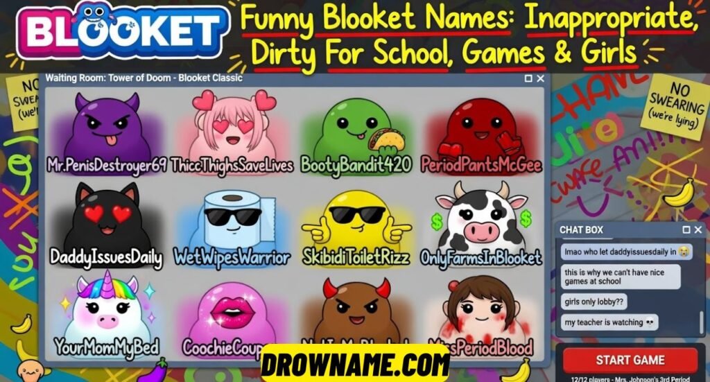 Funny Blooket Names