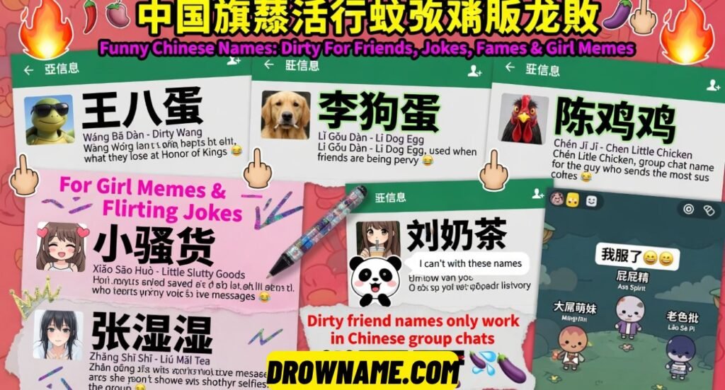 Funny Chinese Names