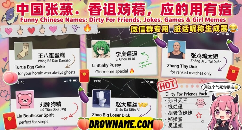 Funny Chinese Names
