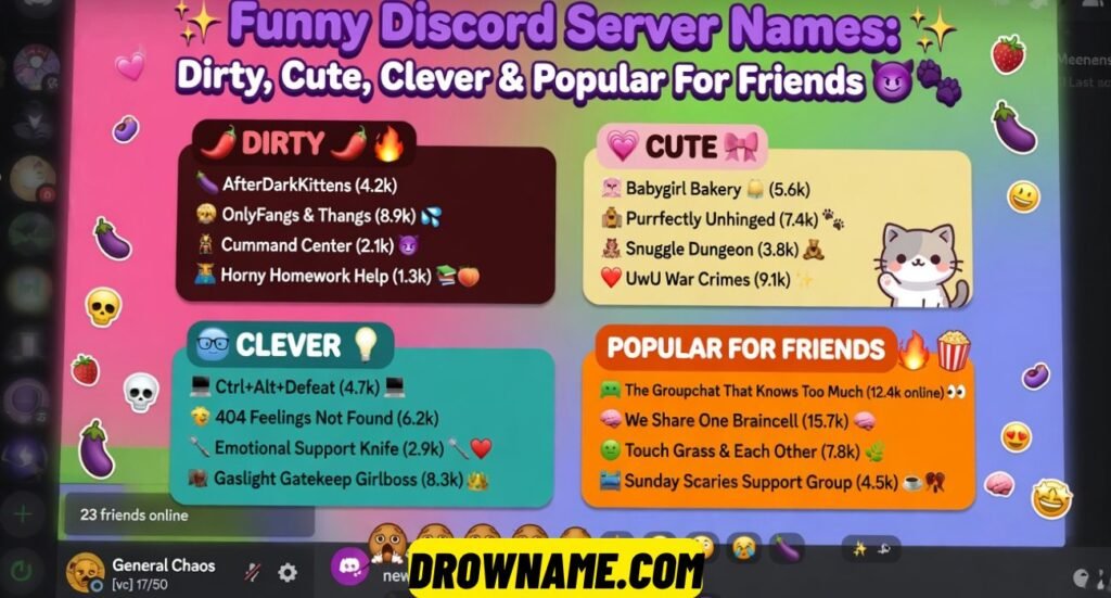 Funny Discord Server Names