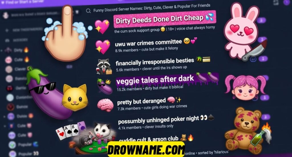 Funny Discord Server Names