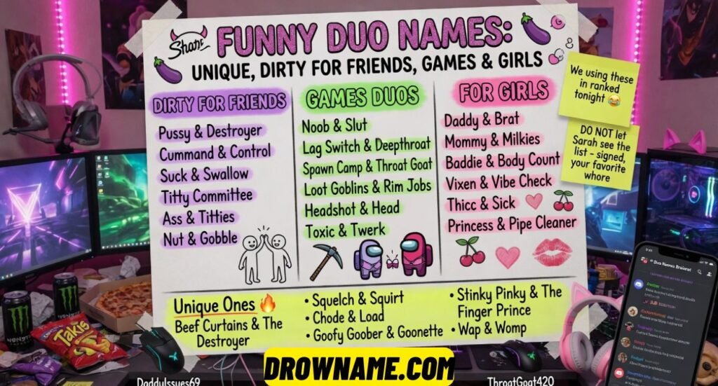 Funny Duo Names