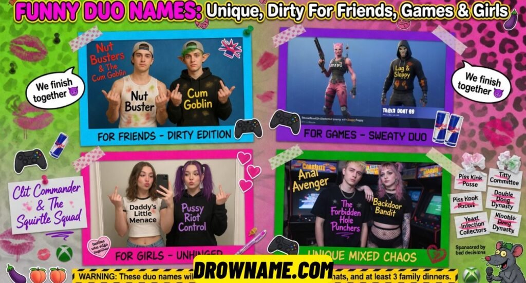 Funny Duo Names