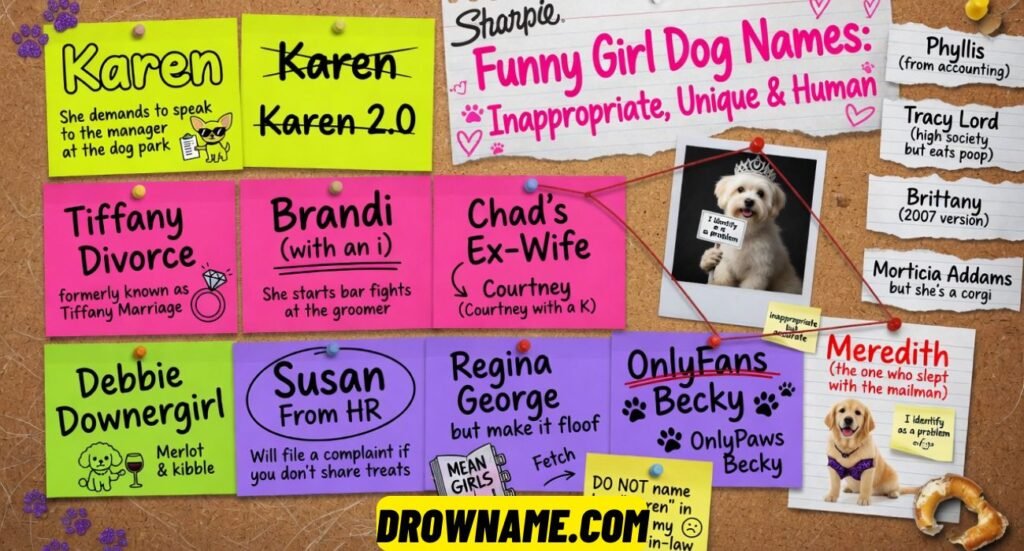 Funny Girl Dog Names