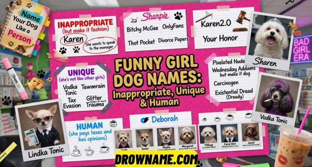Funny Girl Dog Names