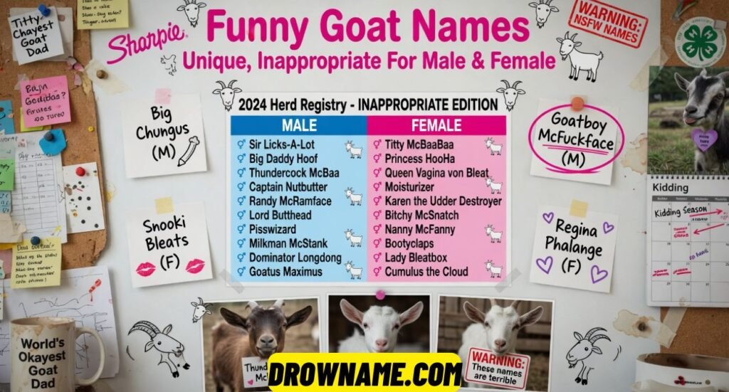 Funny Goat Names