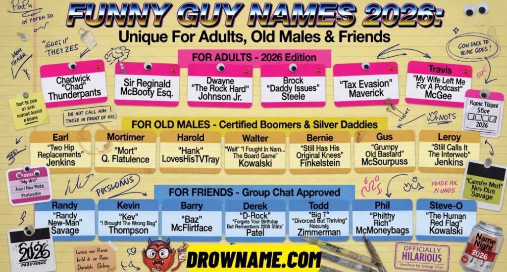Funny Guy Names
