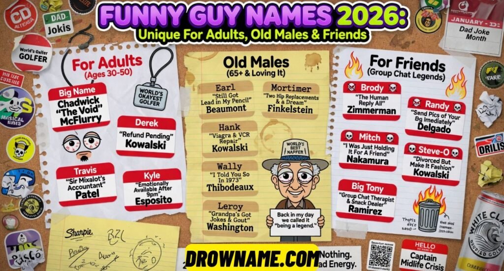 Funny Guy Names