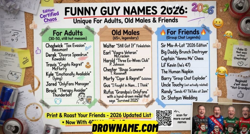 Funny Guy Names