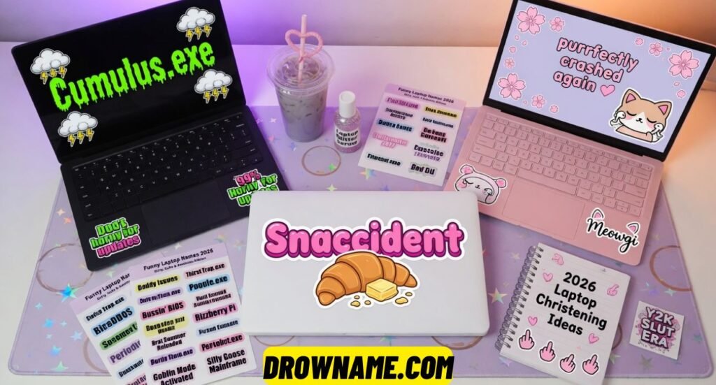 Funny Laptop Names