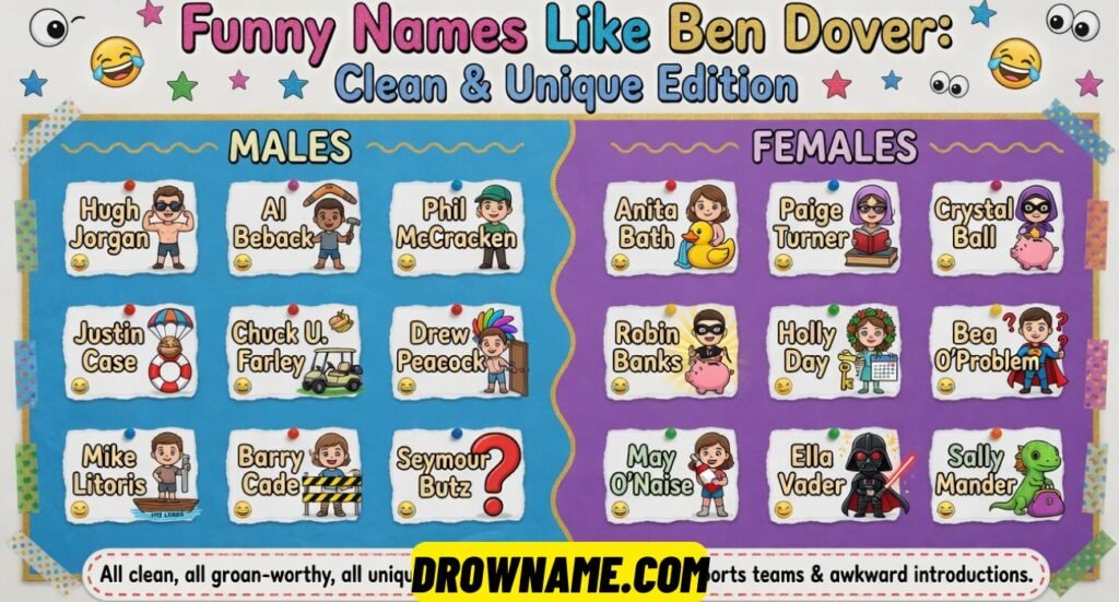 Funny Names Like Ben Dover