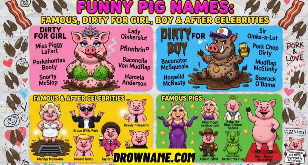 Funny Pig Names