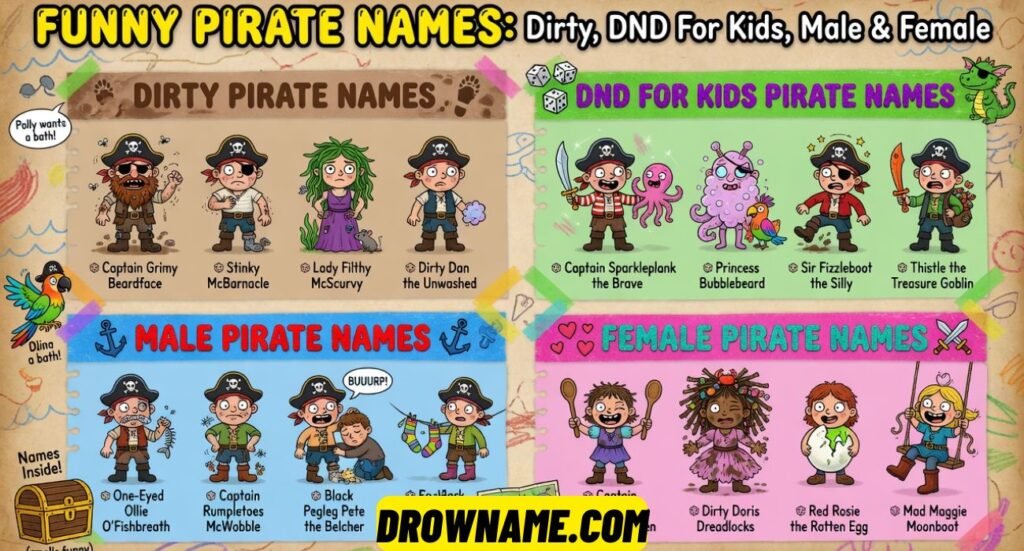 Funny Pirate Names