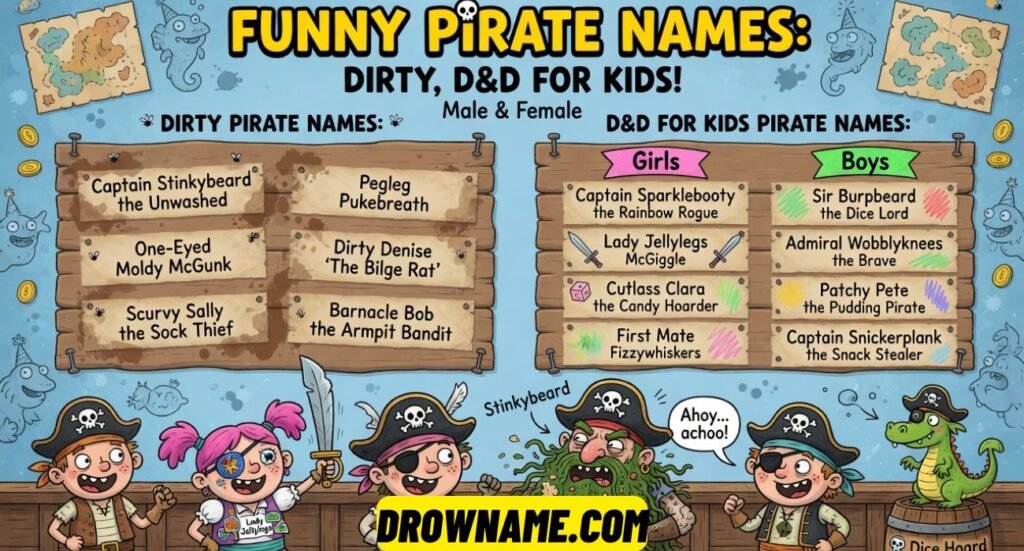 Funny Pirate Names