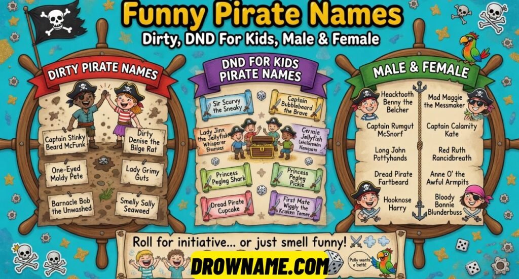 Funny Pirate Names