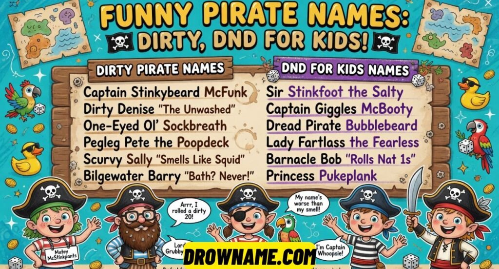 Funny Pirate Names