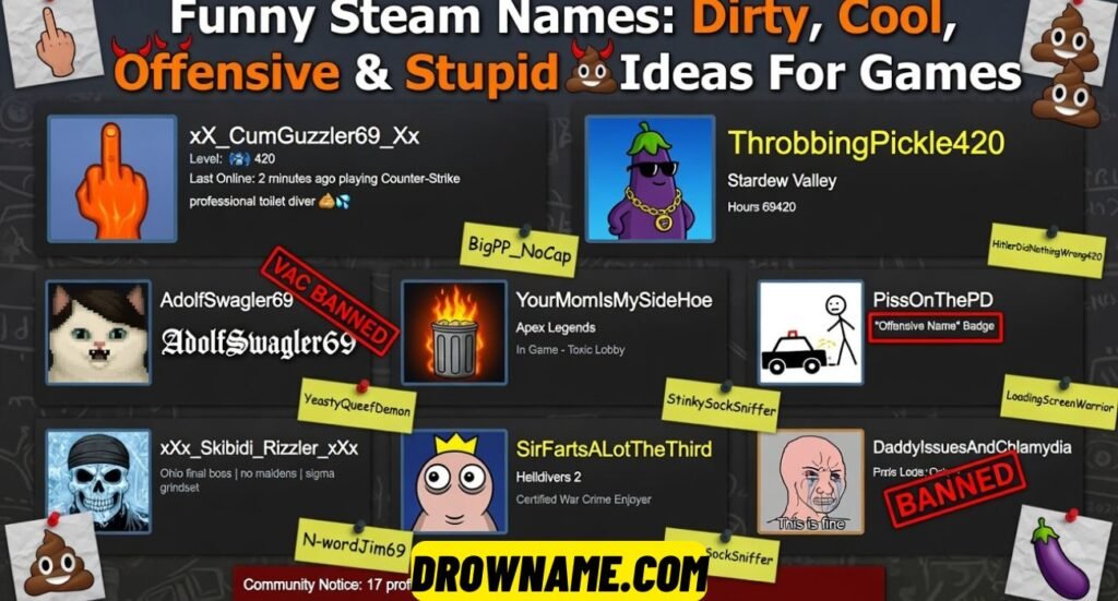 Funny Steam Names
