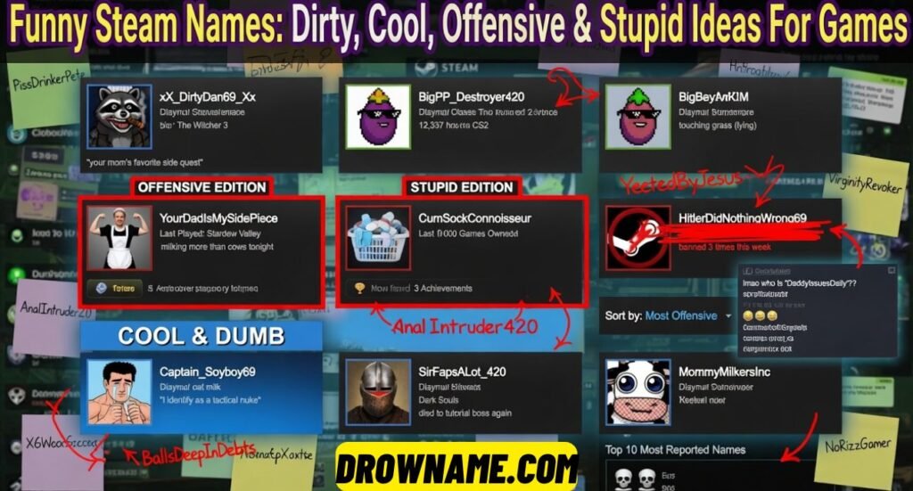 Funny Steam Names