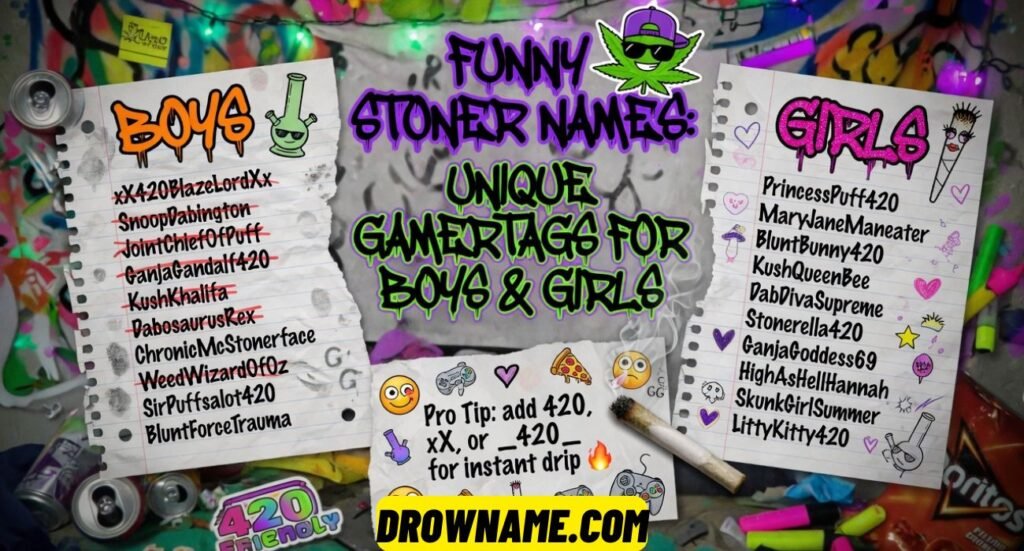 Funny Stoner Names