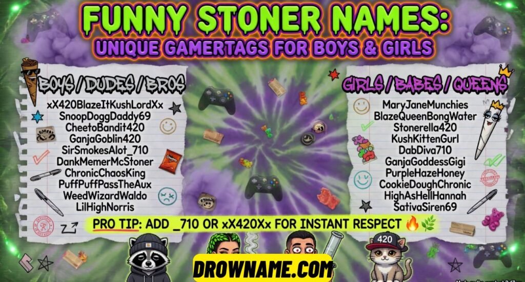 Funny Stoner Names