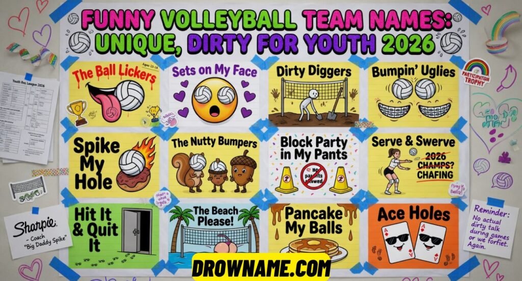 Funny Volleyball Team Names