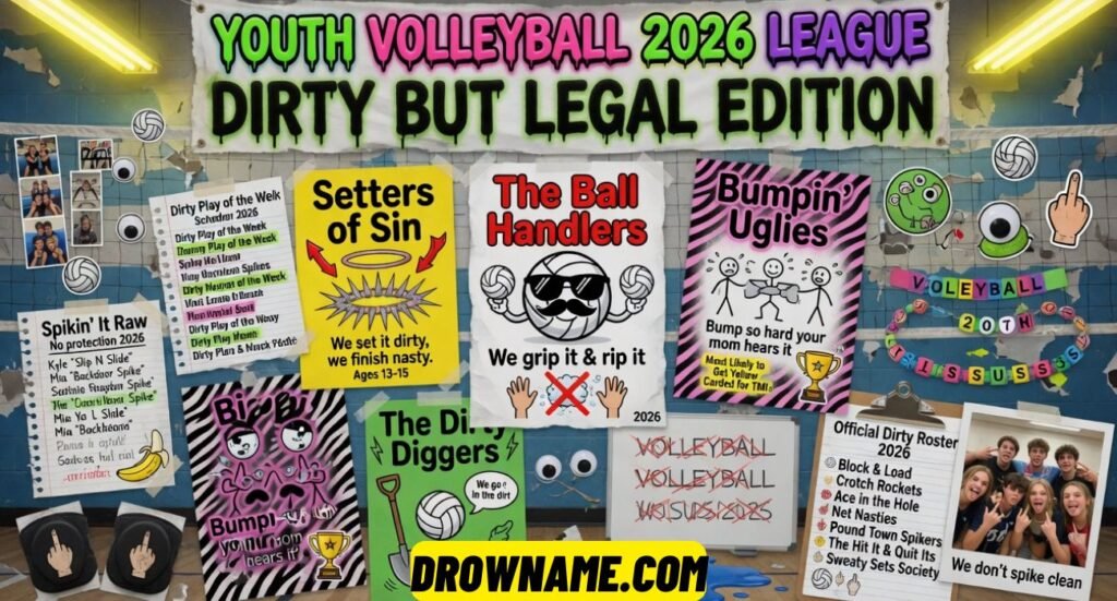 Funny Volleyball Team Names