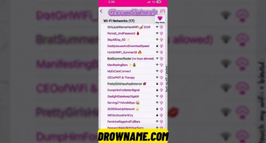 Funny Wifi Network Names