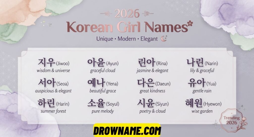 Korean Girl Names