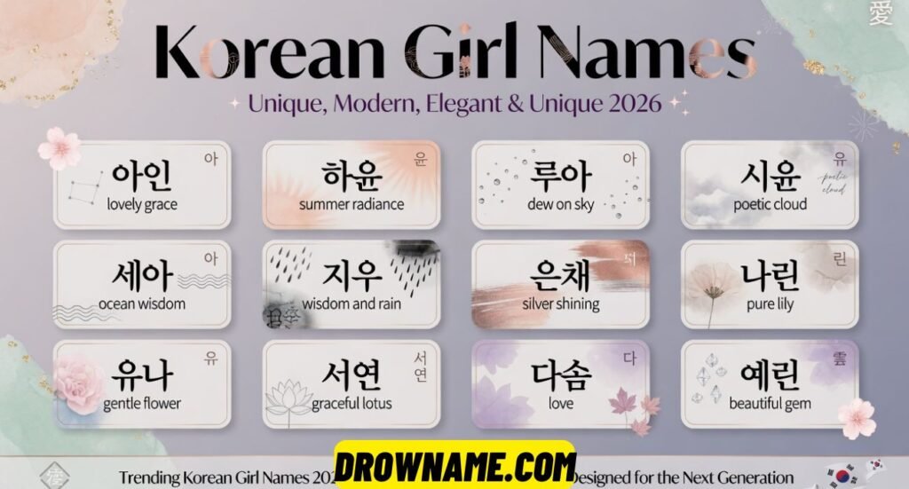 Korean Girl Names