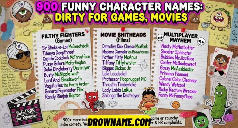 Funny Character Names
