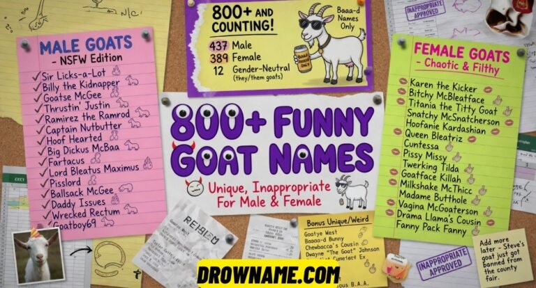 Funny Goat Names
