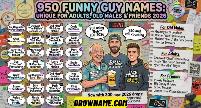 Funny Guy Names