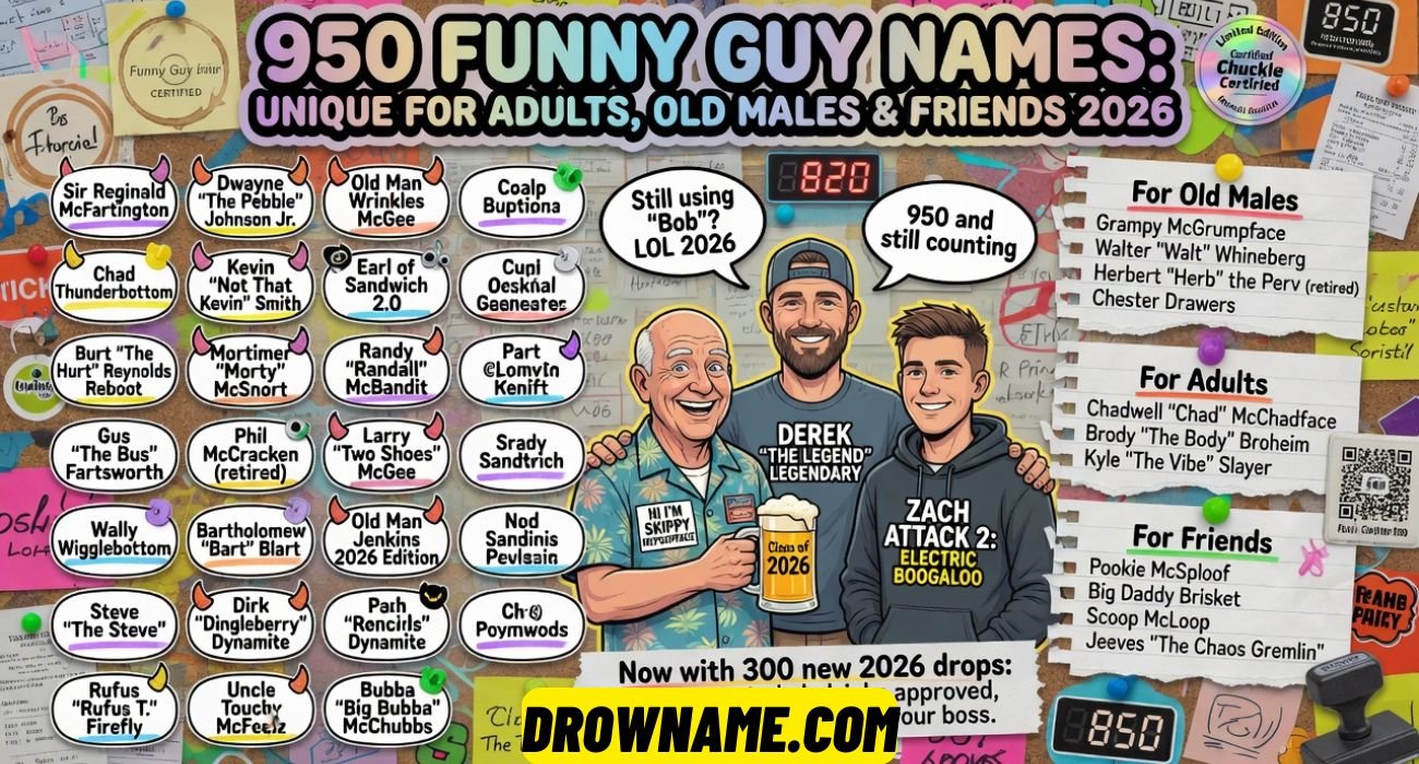 Funny Guy Names