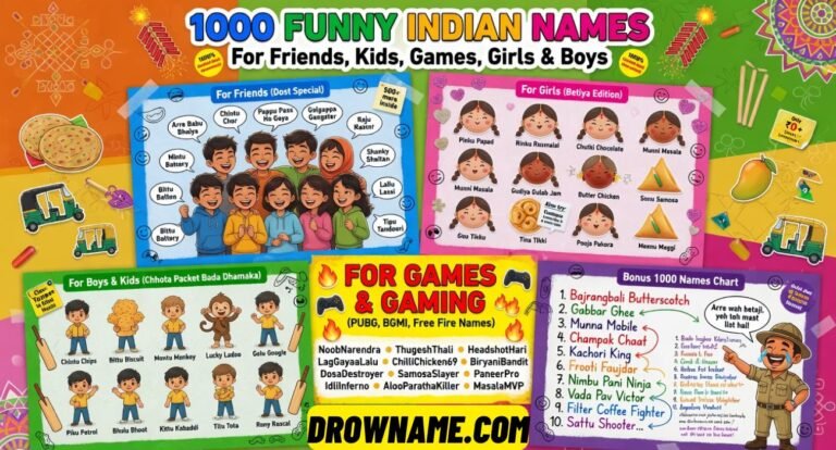 Funny Indian Names For Friends