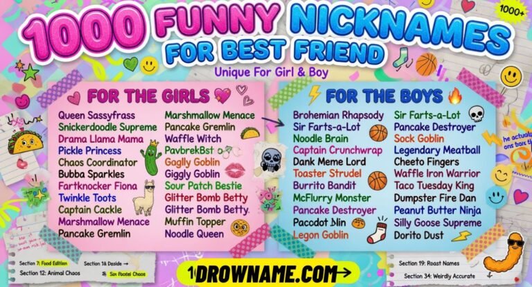 Funny Nicknames For Best Friend