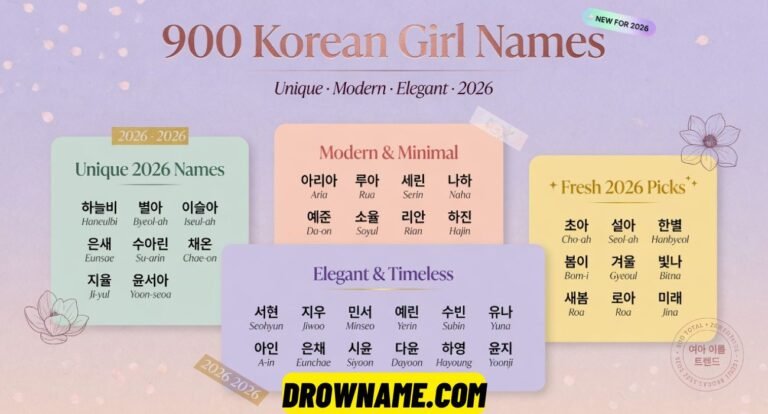 Korean Girl Names
